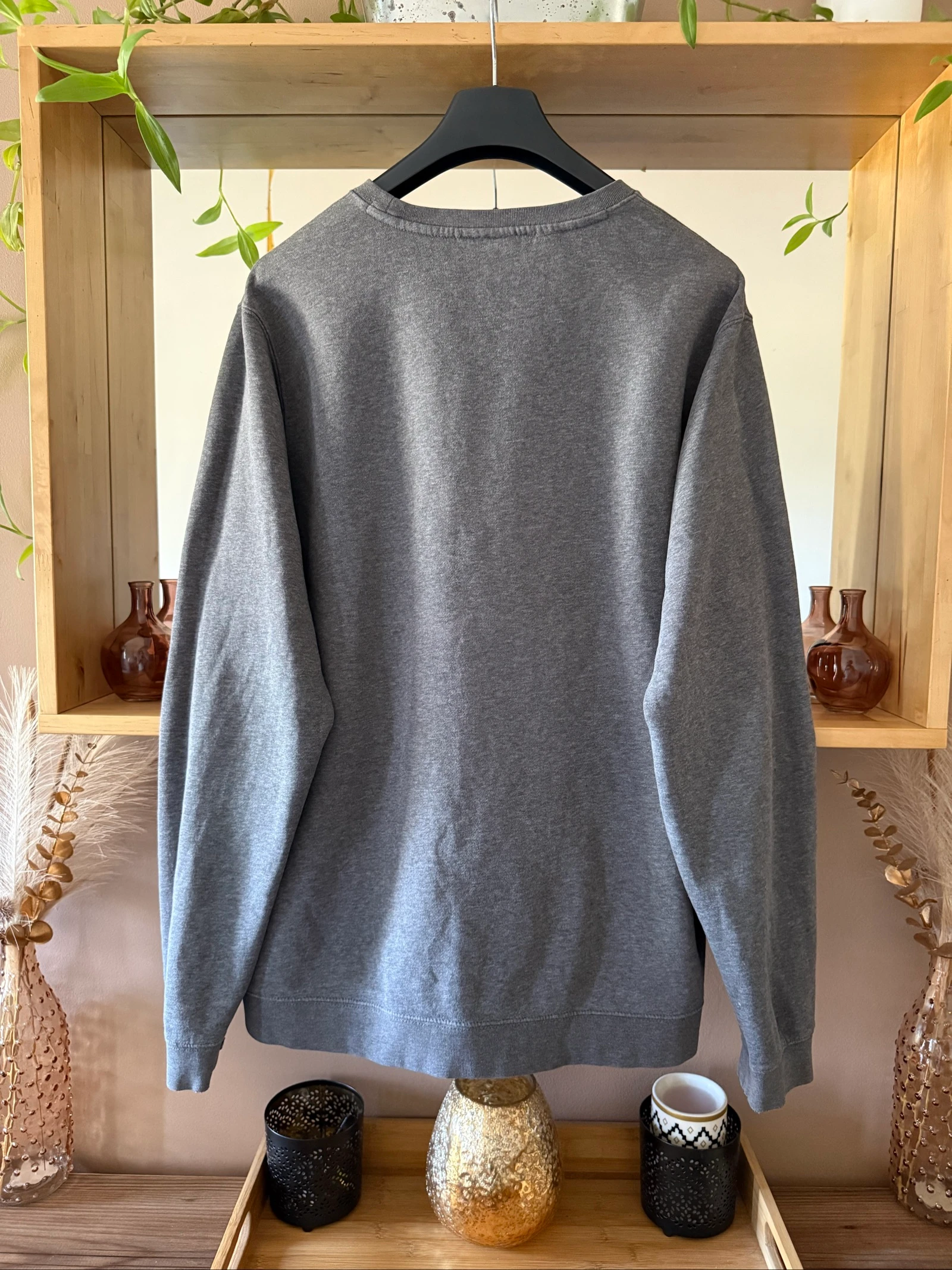 Sweat Nike vintage homme L gris – Logo brodé – Bon état – photo 2